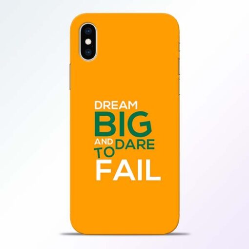 Dare to Fail iPhone XS Mobile Cover