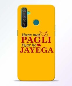 Hans Mat Pagli Realme 5 Pro Mobile Cover