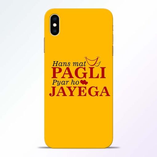 Hans Mat Pagli iPhone XS Max Mobile Cover