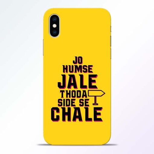Humse Jale Side Se iPhone XS Mobile Cover
