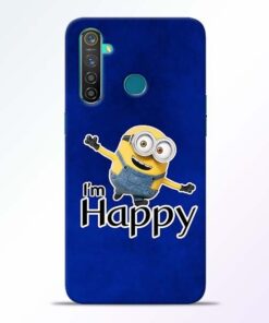 I am Happy Minion Realme 5 Pro Mobile Cover