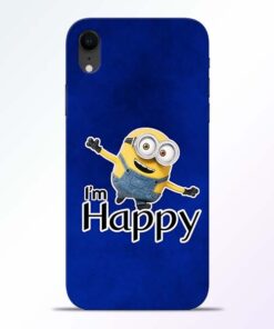 I am Happy Minion iPhone XR Mobile Cover