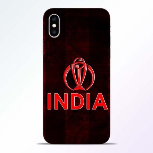 India Worldcup iPhone XS Mobile Cover