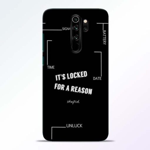 Its Locked Redmi Note 8 Pro Mobile Cover - CoversGap