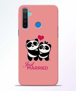 Just Married Realme 5 Mobile Cover