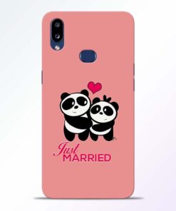 Just Married Samsung Galaxy A10s Mobile Cover