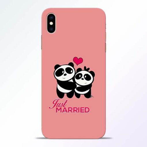 Just Married iPhone XS Max Mobile Cover