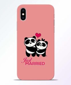 Just Married iPhone XS Mobile Cover