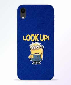Look Up Minion iPhone XR Mobile Cover