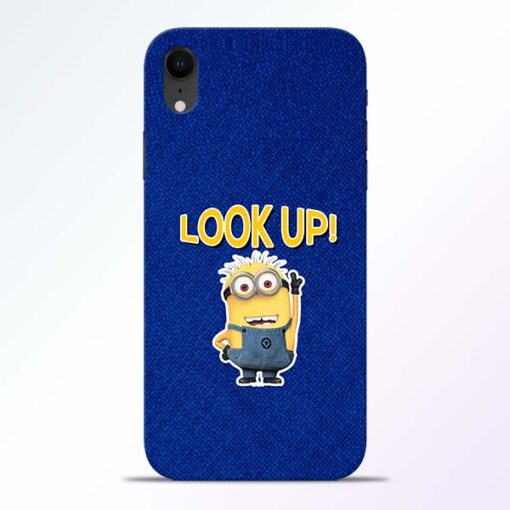 Look Up Minion iPhone XR Mobile Cover