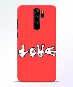 Love Symbol Redmi Note 8 Pro Mobile Cover