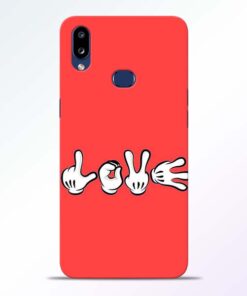 Love Symbol Samsung Galaxy A10s Mobile Cover