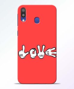 Love Symbol Samsung M20 Mobile Cover - CoversGap