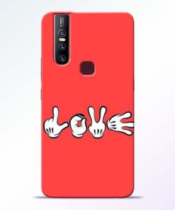 Love Symbol Vivo V15 Mobile Cover - CoversGap.com