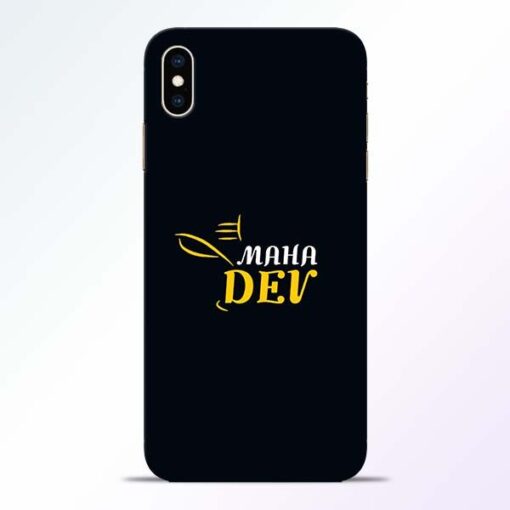 Mahadev Eyes iPhone XS Max Mobile Cover