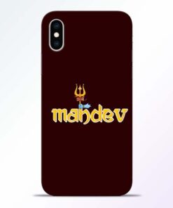 Mahadev Trishul iPhone XS Mobile Cover