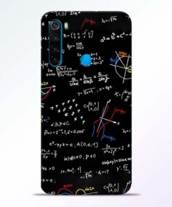 Math Lover Redmi Note 8 Mobile Cover