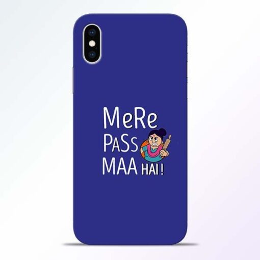 Mere Paas Maa iPhone XS Mobile Cover
