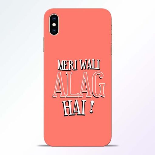 Meri Wali Alag iPhone XS Max Mobile Cover