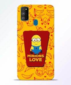 Minions Love Samsung Galaxy M30s Mobile Cover