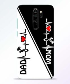 Mom Dad Redmi Note 8 Pro Mobile Cover - CoversGap