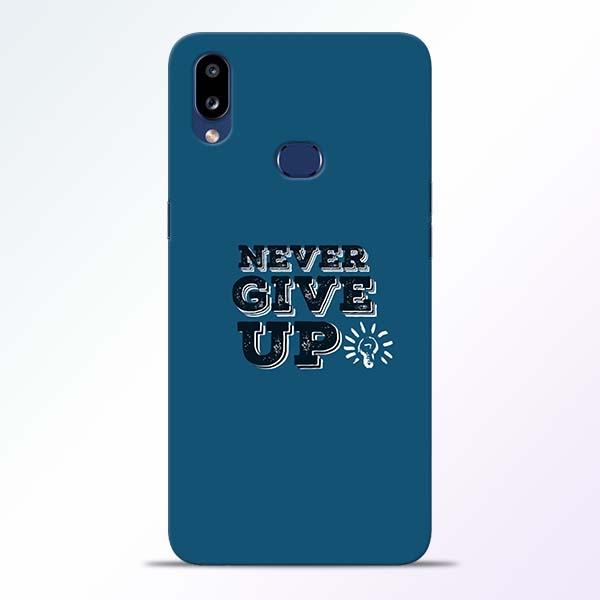 Never Give Up Samsung Galaxy A10s Mobile Cover 1 Never Give Up Samsung Galaxy A10s Mobile Cover