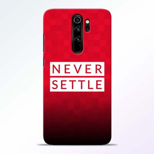 Never Settle Redmi Note 8 Pro Mobile Cover