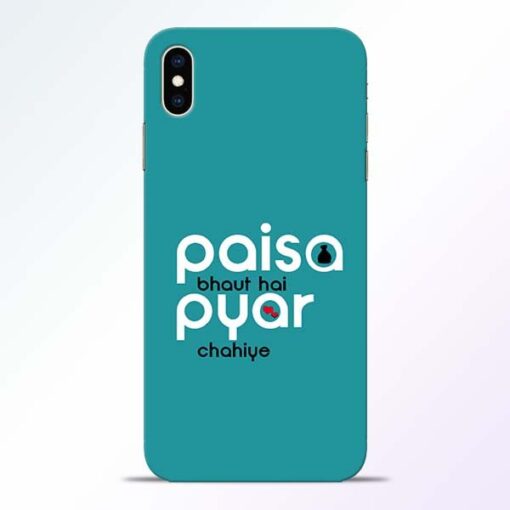 Paisa Bahut iPhone XS Max Mobile Cover