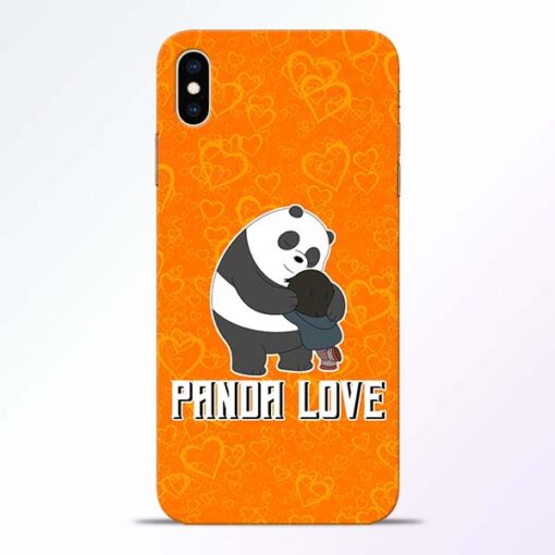 Panda Love iPhone XS Max Mobile Cover
