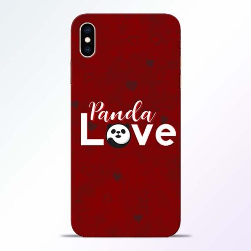 Panda Lover iPhone XS Max Mobile Cover