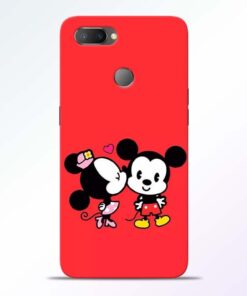 Red Cute Mouse RealMe U1 Mobile Cover - CoversGap