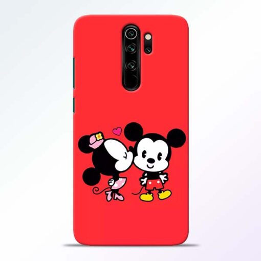 Red Cute Mouse Redmi Note 8 Pro Mobile Cover