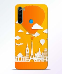 Traveller Redmi Note 8 Mobile Cover - CoversGap