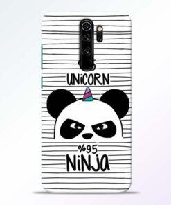 Unicorn Panda Redmi Note 8 Pro Mobile Cover - CoversGap