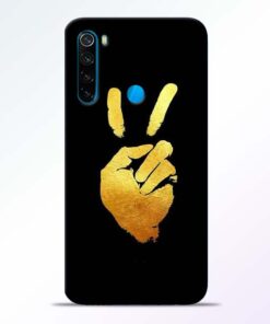 Victory Hand Redmi Note 8 Mobile Cover - CoversGap