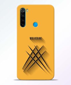 Wolverine Redmi Note 8 Mobile Cover