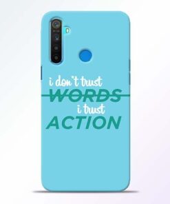 Words Action Realme 5 Mobile Cover