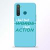 Words Action Realme 5 Pro Mobile Cover