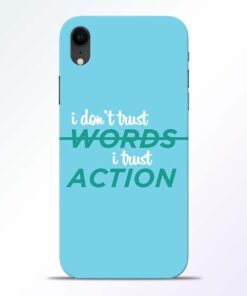 Words Action iPhone XR Mobile Cover