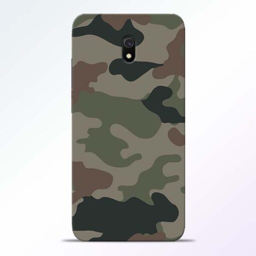 Army Camouflage Redmi 8A Mobile Cover
