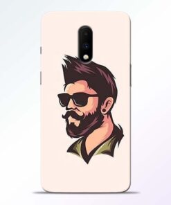 Beard Man Oneplus 7 Mobile Cover