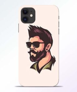 Beard Man iPhone 11 Mobile Cover - CoversGap