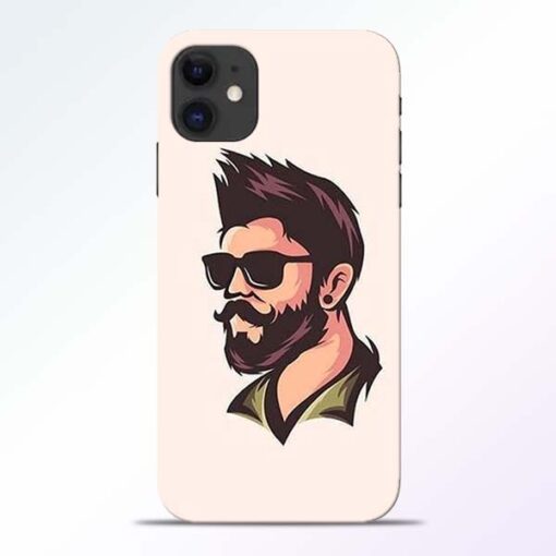 Beard Man iPhone 11 Mobile Cover - CoversGap