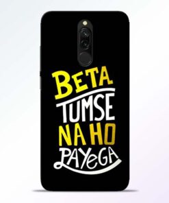 Beta Tumse Na Redmi 8 Mobile Cover