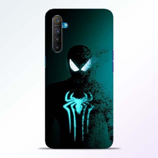 Black Spiderman RealMe XT Mobile Cover