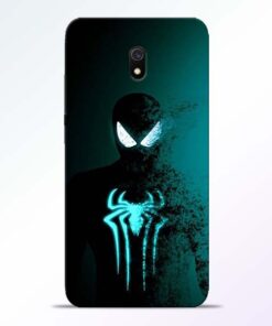 Black Spiderman Redmi 8A Mobile Cover