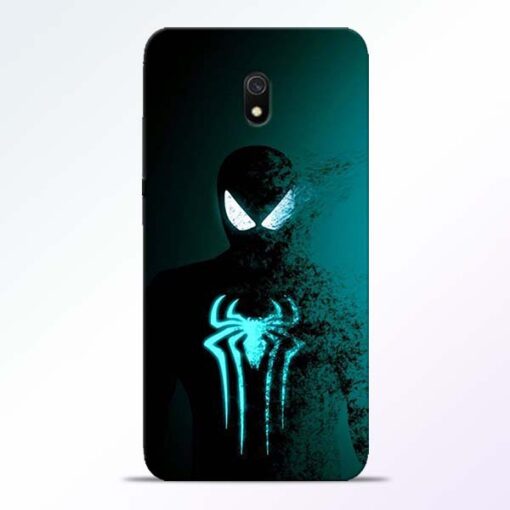 Black Spiderman Redmi 8A Mobile Cover