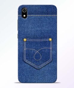 Blue Pocket Redmi 7A Mobile Cover - CoversGap