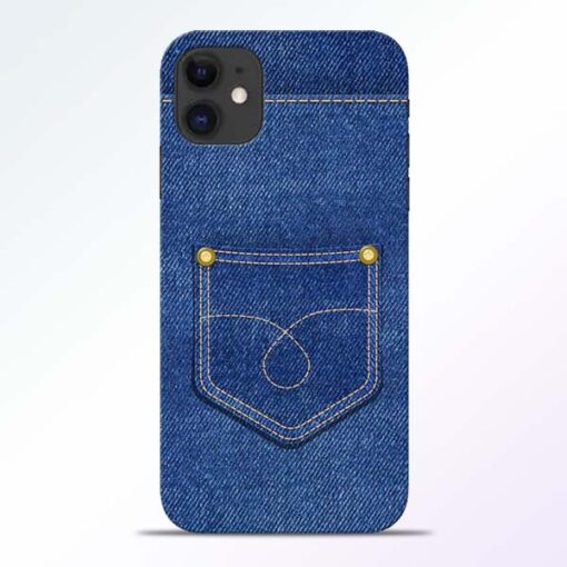 Blue Pocket iPhone 11 Mobile Cover - CoversGap