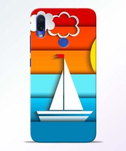 Boat Art Redmi Note 7s Mobile Cover - CoversGap